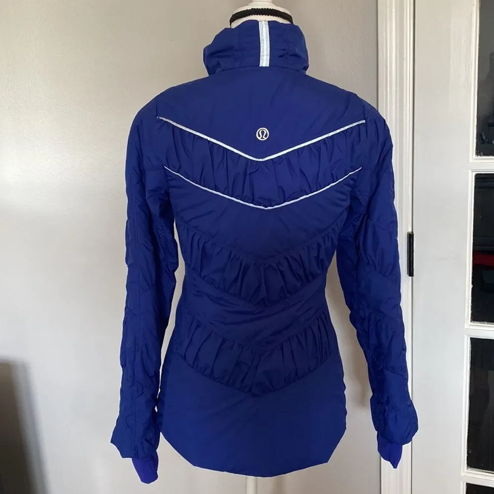 Lululemon Athletica Outward Bound Blue Jacket (Size 2)